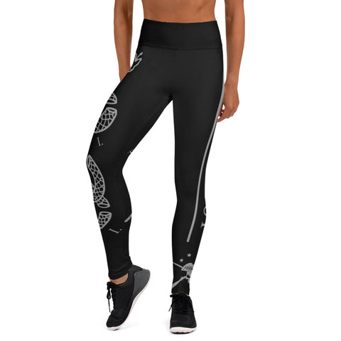 Join, or Die Black & Gray Leggings