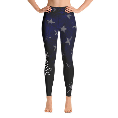 We The People Leggings (Distressed Blue) - Militia 76