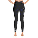 We The People Leggings (Black w/Blue Stars) - Militia 76